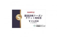 川崎健診クリニック　健康診断クーポンチケット13,200円分