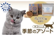 お魚だよ全員集合　季節のアソートセット 5,000円セット　ネコちゃん用