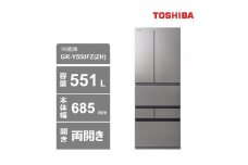 東芝　冷蔵庫【標準設置費込み】　551L　6ドア　両開き　冷凍冷蔵庫　GR-Y550FZ(ZH)