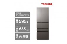 東芝　冷蔵庫【標準設置費込み】　595L　6ドア　両開き　冷凍冷蔵庫　GR-Y600XFS(TH)