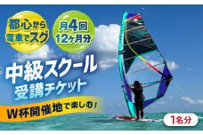 中級スクール受講チケット (12ヶ月分 ) TEARS WINDSURFING SCHOOL ウィンドサーフィン マリンスポーツ スポーツ 体験 三浦半島 横須賀 海遊び レジャー 観光 神奈川 スクール 受講 サーフィン【ティアーズウインドサーフィンschool】 [AKAN002]