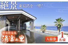 横須賀温泉 湯楽の里 入浴券 1名分 温泉 お風呂 サウナ 露天風呂 リラックス 癒し いやし 健康 横須賀【レンタルタオルセット、館内着付き】【株式会社スパサンフジ】 [AKBA001]