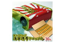 海軍 携帯ドロップス ソーダ味 缶入り 30缶 キャンディ ドロップ お菓子 海軍 自衛隊 横須賀 神奈川 保存食【横須賀商工会議所 おもてなしギフト事務局（株式会社調味商事）】 [AKAQ013]