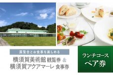 横須賀美術館観覧券・レストランアクアマーレ食事券（ランチコース/ペア券）【横須賀美術館】 [AKBX003]