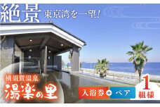 横須賀温泉 湯楽の里 入浴券 ペア 温泉 お風呂 サウナ リラックス 癒し いやし 健康 横須賀【レンタルタオルセット、館内着付き】【株式会社スパサンフジ】 [AKBA005]