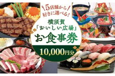 おいしい広場（ファミリーガーデン、横須賀甲羅本店、にぎり一丁、カルビ家、鐡丸） 食事券 10000円分 食事券 横須賀 レストラン 洋食 寿司 焼肉 カニ 蟹 蕎麦 ファミリー 食事 【日本水産観光株式会社】 [AKBR003]