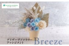 プリザーブドフラワーアレンジメント Breeze 花 ギフト ドライフラワー インテリア アレンジ フラワー プリザーブド インテリア 日比谷花壇 花 プレゼント お祝い【株式会社日比谷花壇】 [AKBO013]