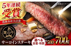 【数量限定】葉山牛 サーロインステーキ 計約700g（約350g×2枚） ステーキ すてーき ステーキ肉 すてーき肉 牛肉 国産 ブランド 絶品 高級 極上 人気 おすすめ オススメ 葉山牛 厚切り 神奈川県 横須賀市 冷凍【ヨコスカマルシェ・koshikiya（株）】 [AKGO003-3]