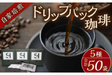 自家焙煎ドリップパック珈琲 50Pセット　コーヒー 焙煎【スペース・ほっと】 [AKFD003]