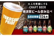 【全6回定期便】飲み比べ ビール 3種　24本セット （330ml瓶×計144本）クラフトビール 【有限会社たのし屋本舗】 [AKAE057]
