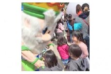 湘南ベルマーレ クラブマスコット「キングベルⅠ世」訪問