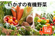 いかすの有機野菜1年分（月1回10品お届け12回分）