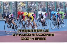 【平塚競輪体験型返礼品】ロイヤルBOX及びバンク内観戦【2024年11月11日】
