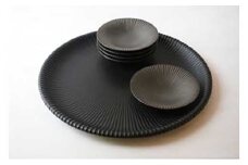 鎌倉彫博古堂 丸盆・小皿「刀華（とうげ）」