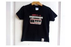 【ブラック・100】湘南モノレールキッズTシャツ