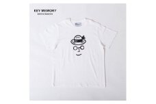 【2サイズ】【KEY MEMORY】Straw hat T-shirts WHITE