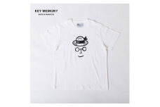 【3サイズ】【KEY MEMORY】Straw hat T-shirts WHITE
