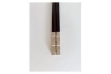 鎌倉彫　箸「市松」白　23cm