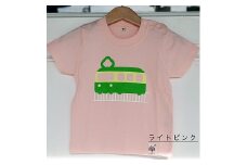 【ライトピンク・110】江ノ電キッズTシャツ