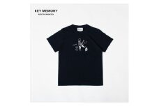 《2》メンズL　ミュージックTシャツ　NAVY