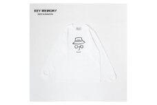 《2》【KEYMEMORY】バケットハットロングＴシャツ　WHITE