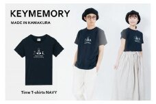 《0》【KEYMEMORY鎌倉】TIMEイラストTシャツNAVY