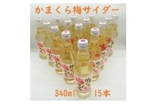 鎌倉酒販協同組合「かまくら梅サイダー15本」