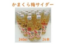 鎌倉酒販協同組合「かまくら梅サイダー1ケース24本」