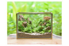 《苔テラリウム・コケリウム》山岳の風景 メタルフレーム L | インテリア 苔テラリウム 自然 アート 人気 おすすめ 観葉植物 癒し ギフト プレゼント インテリア雑貨 送料無料 神奈川 鎌倉