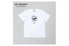 《0》【KEYMEMORY 鎌倉】キャスケットイラストTシャツ WHITE