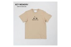 《1》【KEYMEMORY 鎌倉】ルート134イラストTシャツ BEIGE
