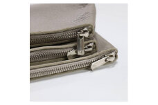 MASSTARD -MINIMAL LEATHER POUCH PETIT- GREIGE