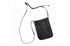 MASSTARD -MINIMAL LEATHER SACOCHE MINI- BLACK