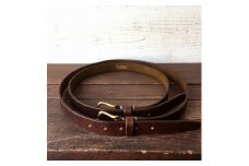 Original leather belt-Brown-Short