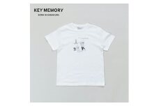 《3》【KEYMEMORY 鎌倉】トラベルイラストTシャツ WHTIE