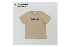 《2》【KEYMEMORY 鎌倉】フラワーロゴTシャツ BEIGE