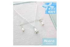 シルバーティアドロップピアス&ネックレス