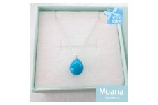【Turquoise】タイニードロップネックレス