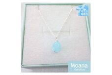 【Baby Blue】タイニードロップネックレス　