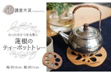 蓮根のティーポットトレー