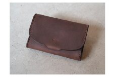 ボックス型の牛革カード＆コインケース「pocket」ふるさと納税限定「TSU ZU KUコースター」