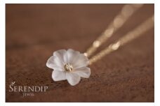 プリムローズ primrose K10 クオーツ ダイヤモンド ネックレス レディース ジュエリー アクセサリー  イエローゴールド  ペンダント  シンプル 一点もの おしゃれ かわいい プレゼント ギフト 贈り物 株式会社菜畑 神奈川 湘南 藤沢