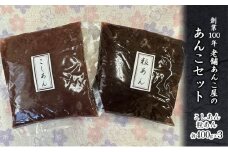 粒あん こしあん セット 計 2.4kg  創業100年 老舗あんこ屋 あんこ 餡子 つぶあん 和菓子 スイーツ おやつ お菓子 菓子 トースト おはぎ おだんご あんみつ 水羊羹 バタートースト もなか アイスクリーム お汁粉 小豆 あずき 株式会社 平野製餡所 神奈川 湘南 藤沢