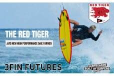 PYZEL SURFBOARDS RED TIGER サーフボード パイゼル 初心者 中級者 サーフィン 藤沢市 江ノ島【Size：5'10"、Width：19 1 /4"、Thickness： 2 3/8"、Volume：28.70L】江の島 江ノ島