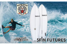 PYZEL SURFBOARDS WHITE TIGER サーフボード パイゼル サーフィン 藤沢市 江ノ島【Size：5'0"、Width：18 3 /4"、Thickness：2 1/4"、Volume：24.00L】江の島 江ノ島