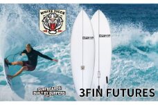 PYZEL SURFBOARDS WHITE TIGER 3FIN FUTURES サーフボード パイゼル サーフィン 藤沢市 江ノ島【Size：6'8"、Width：22" 3、Thickness：1/16"、Volume：50.40L】江の島