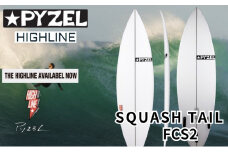 サーフィン PYZEL SURFBOARDS HIGHLINE SQUASH TAIL FCS2【6'4" 19 3/4" 2 3/4" 35.30L】 サーフボード ショートボード パイゼル スポーツ用品 アクティビティ マリンスポーツ スポーツ 高性能 江の島 江ノ島