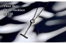 Twist Bar Chain Nacklace AK100 ネックレス おしゃれ デザイン アクセサリー レディース メンズ 藤沢市 神奈川県