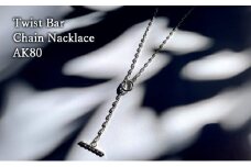 Twist Bar Chain Nacklace AK80 ネックレス おしゃれ デザイン アクセサリー レディース メンズ 藤沢市 神奈川県