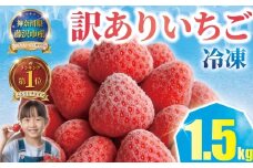 冷凍いちご 1.5kg 先行予約 へた除去済み 苺 いちご イチゴ ストロベリー 訳あり 訳有り 訳アリ 品種 おまかせ 大小 不揃い 果物 くだもの 冷凍 フルーツ 甘い デザート スムージー アレンジ ヨーグルト おいしい 新鮮 風味 香り 訳あり品 人気 リッチフィールド株式会社 神奈川 湘南 藤沢